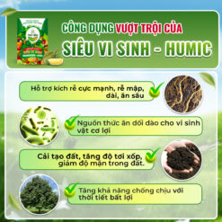 Công dụng siêu vi sinh Humic