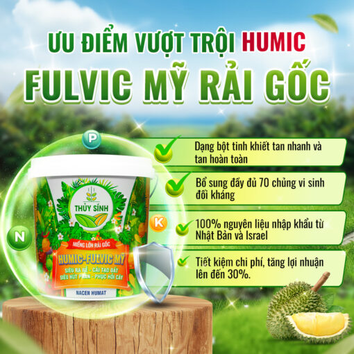 Ưu điểm Humic Fulvic