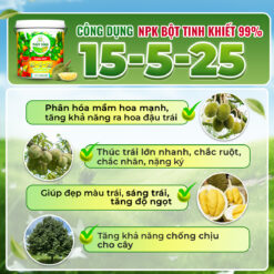 Công dụng bột npk 15 5 25
