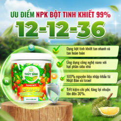 Ưu điểm npk tinh khiết 12-12-36