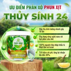 Ưu điểm phân xô phun xịt Thủy Sính 24