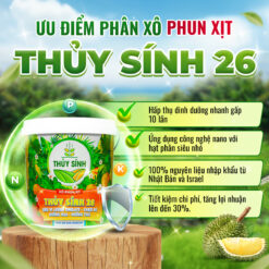 Ưu điểm phân xô phun xịt Thủy Sính 26